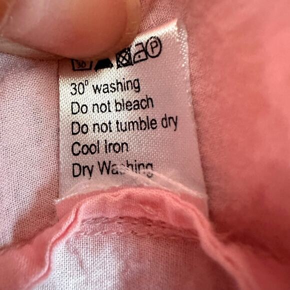 Banjanan Peach Paisley Boho Maxi Dress Sheer Tiered Lined Viscose S Cottagecore - Picture 13 of 14